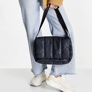 Recycled Padded Shoulder Bag